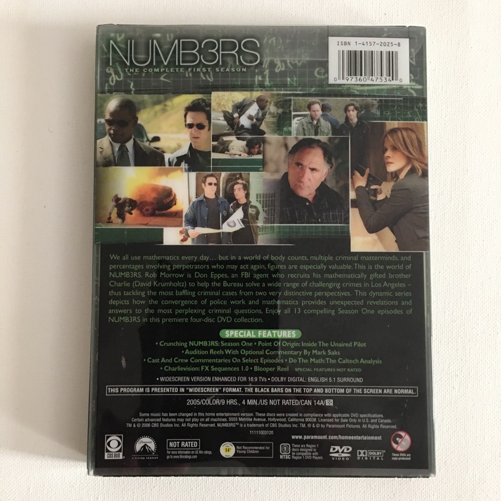 Numbers - The Complete First Season - Picture 2 of 2